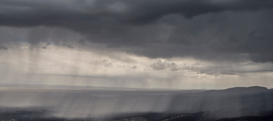 Image showing a monsoon, during monsoon season in New Mexico.