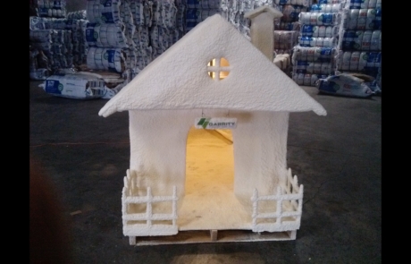 Spray foam house in central New Mexico