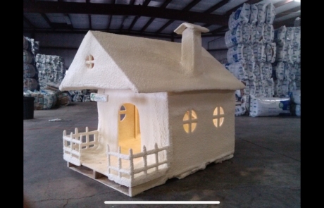Spray foam house in central New Mexico