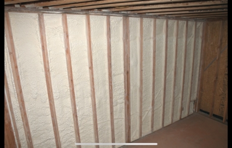 Spray foam insulation in central New Mexico