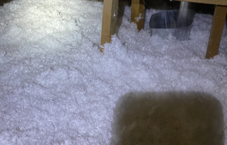 Attic insulation in central New Mexico