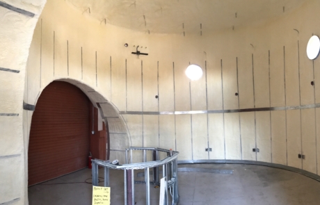 Unique museum exhibition that was spray foamed in central New Mexico