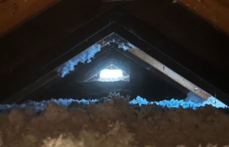Attic insulation in central New Mexico