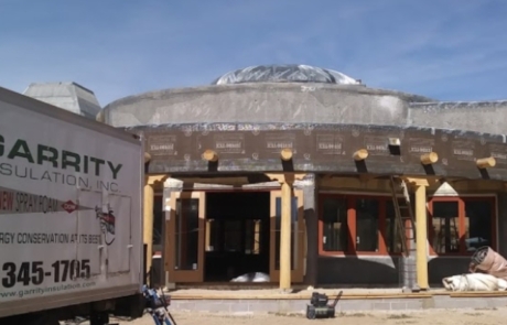 Large custom home we insulated in central New Mexico