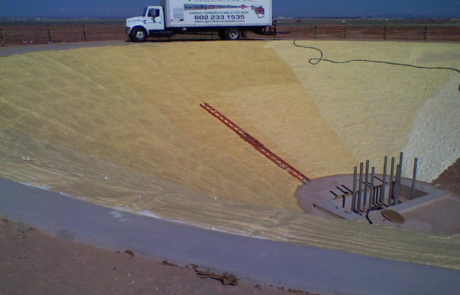 Spray foam insulation in central New Mexico